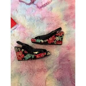 NIB VIntage Costa Blanca Strappy Wedge Sandals 8.5M